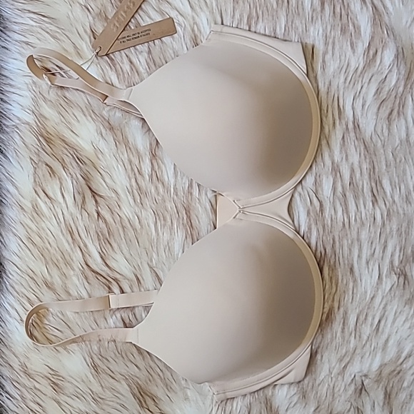 NWT SKIMS Fits Everybody T-Shirt Bra Size 38D Sand - Picture 7 of 8